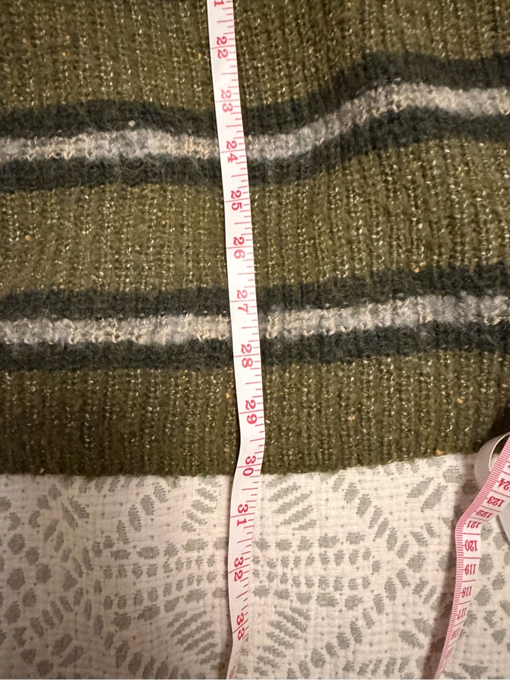 Free People Alpaca Wool Blend Striped Grommet Oversized Sweater Size S - Picture 12 of 13